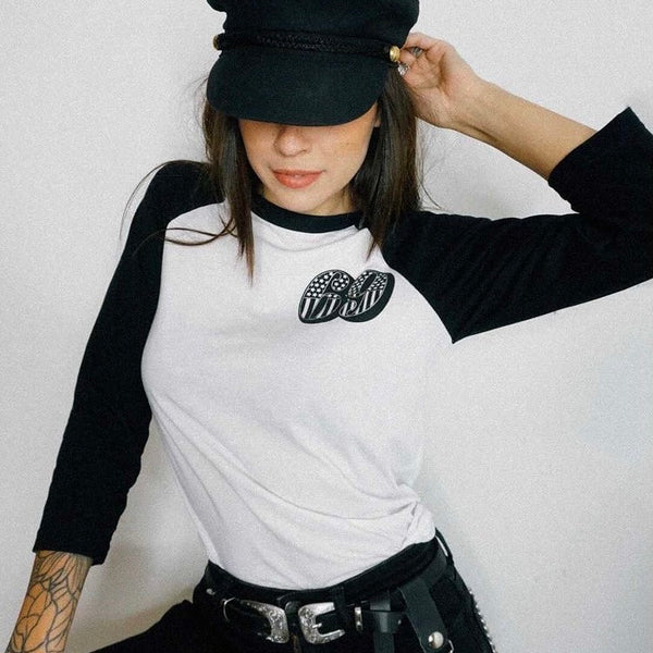 Rawhide Cycles x Austin Maples 69 Baseball Tee