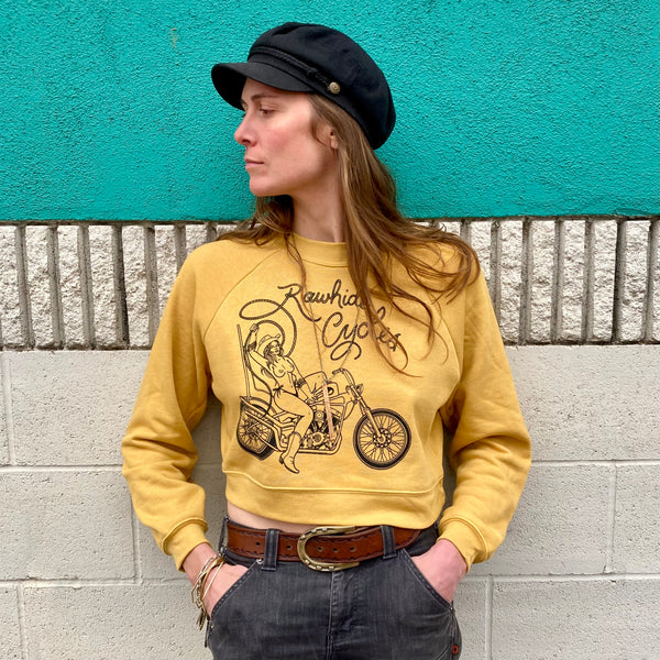 Rawhide Rodeo Queen Crop Crewneck