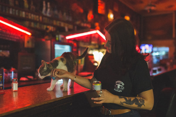 Rawhide Cycles Cow Skull Pocket Tee