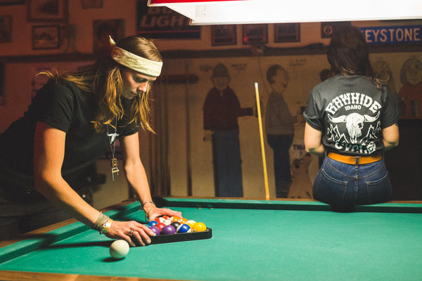 Rawhide Cycles Cow Skull Pocket Tee